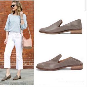 Lucky Cahill leather flats - Gray/Taupe